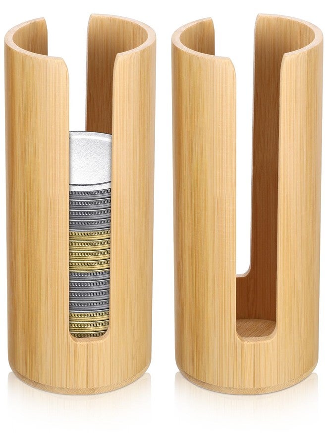SHENLIU 2 Pack Mason Jar Lid Organizer, Wooden Vertical Storage Holder Suitable for Mason/Canning/Bamboo Lids(WIDE/REGULAR), Fit Perfectly, Stackable Steady - Image 1